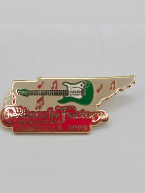 The Cheesecake Factory Nashville Grand Opening 2005 Pin Musical Notes Guitar HTF